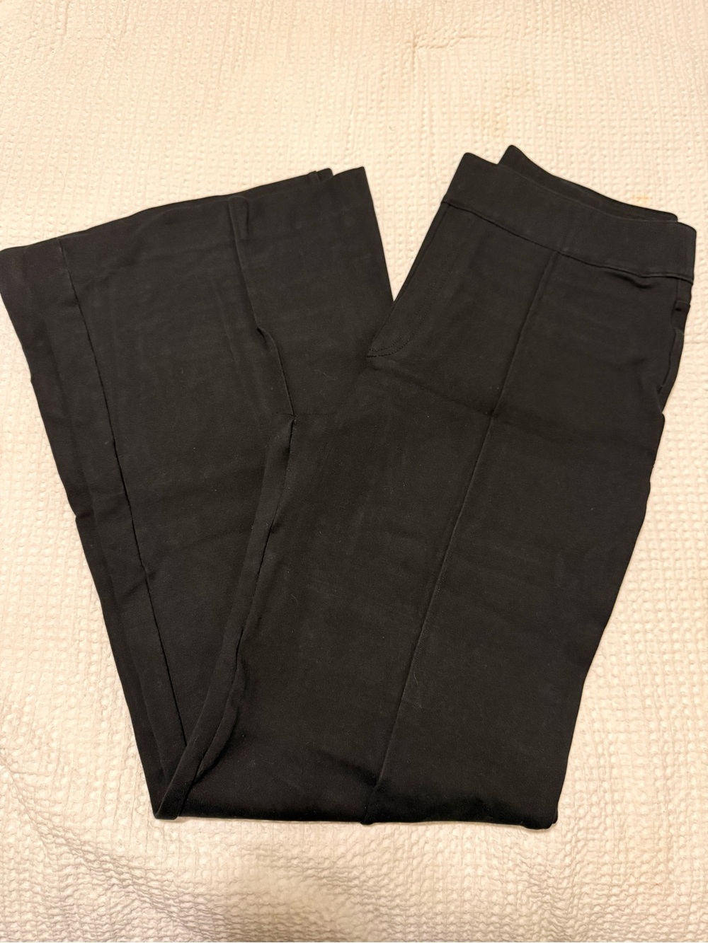 SPANX Black Boot Cut Flare Pants
